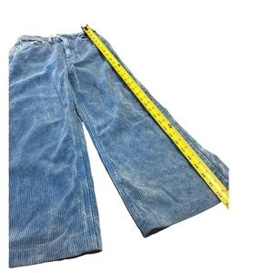 Urban Outfitters BDG High and Wide Blue Corduroy Pants • 24